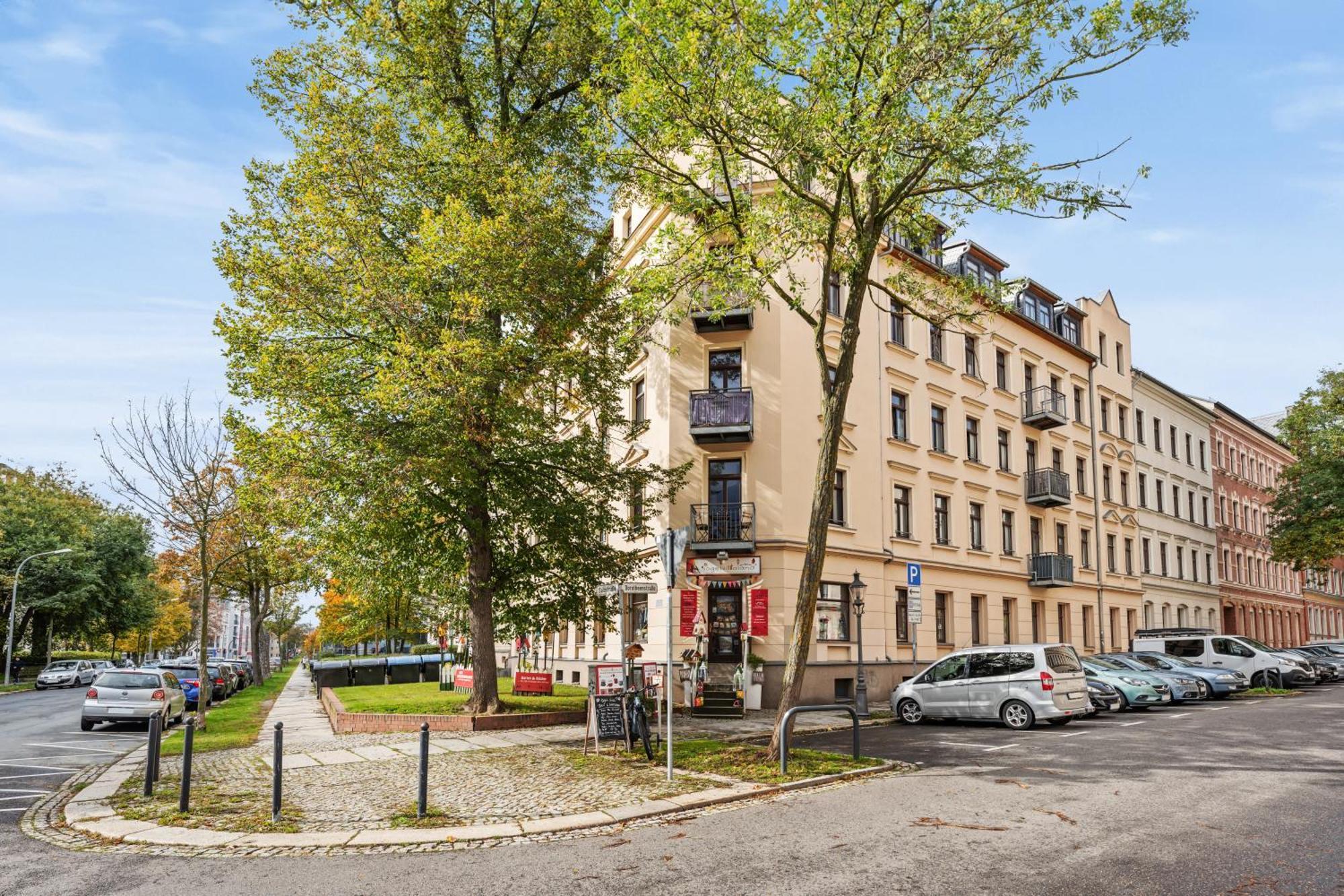 Edler Wohnraum Schlossteich-Suite 3 Sz Mit Zwei Balkonen, Kaffeevollautomat, Kamin, Klima, Lift & Zwei Parkplaetzen Chemnitz Zewnętrze zdjęcie