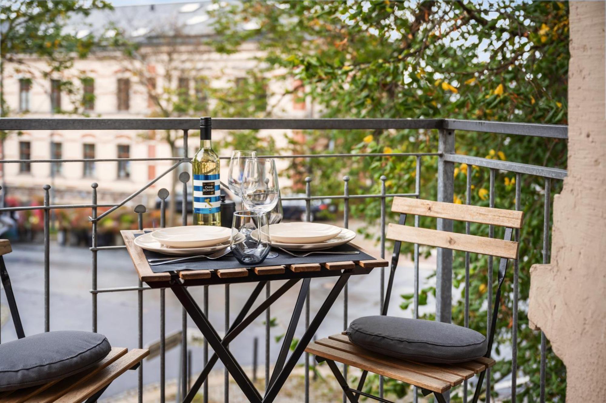 Edler Wohnraum Schlossteich-Suite 3 Sz Mit Zwei Balkonen, Kaffeevollautomat, Kamin, Klima, Lift & Zwei Parkplaetzen Chemnitz Zewnętrze zdjęcie