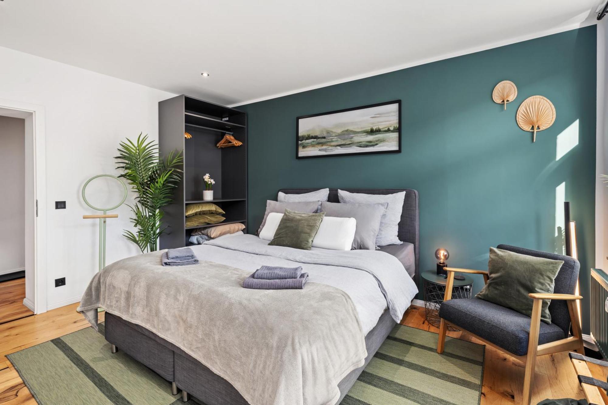 Edler Wohnraum Schlossteich-Suite 3 Sz Mit Zwei Balkonen, Kaffeevollautomat, Kamin, Klima, Lift & Zwei Parkplaetzen Chemnitz Zewnętrze zdjęcie