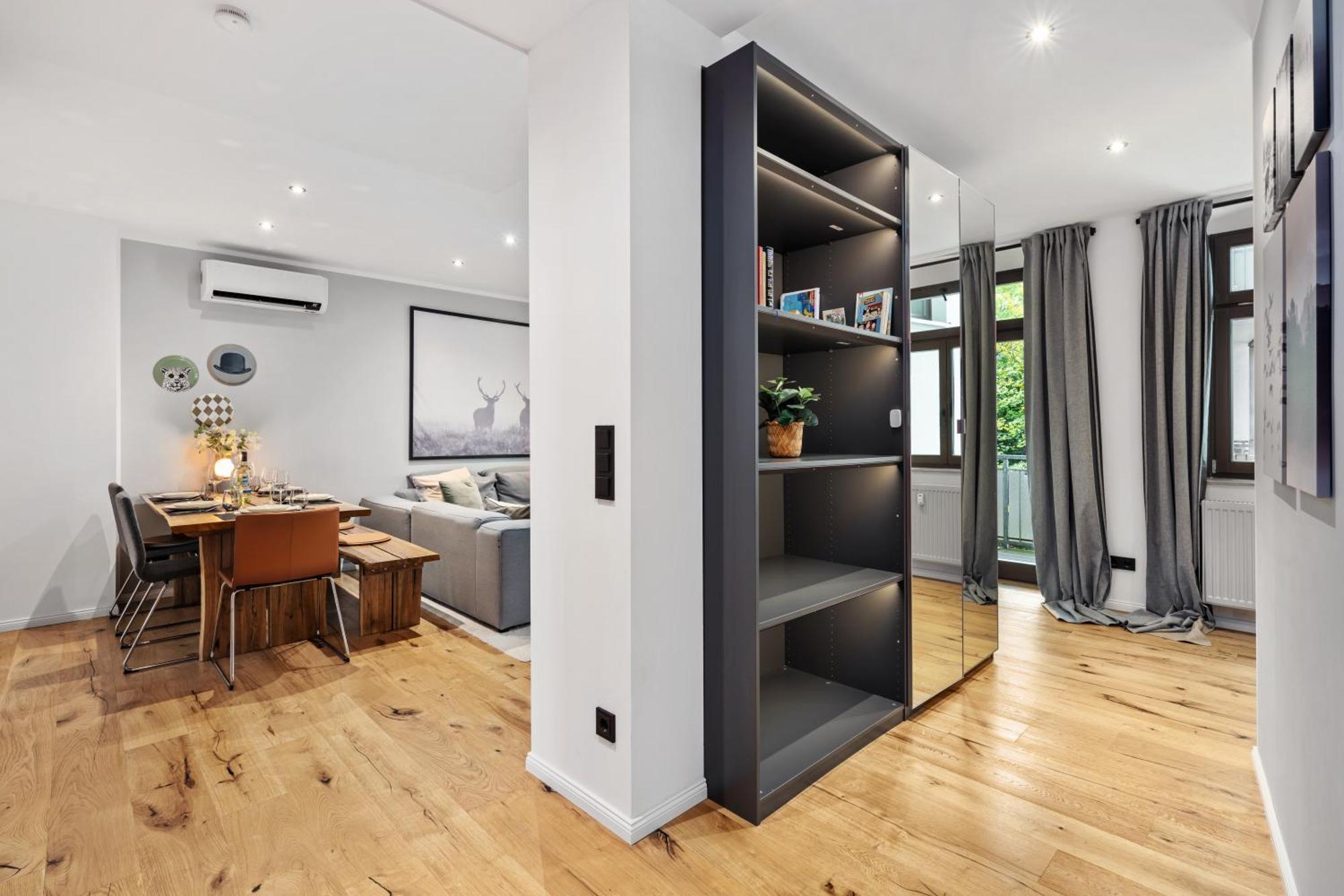 Edler Wohnraum Schlossteich-Suite 3 Sz Mit Zwei Balkonen, Kaffeevollautomat, Kamin, Klima, Lift & Zwei Parkplaetzen Chemnitz Zewnętrze zdjęcie